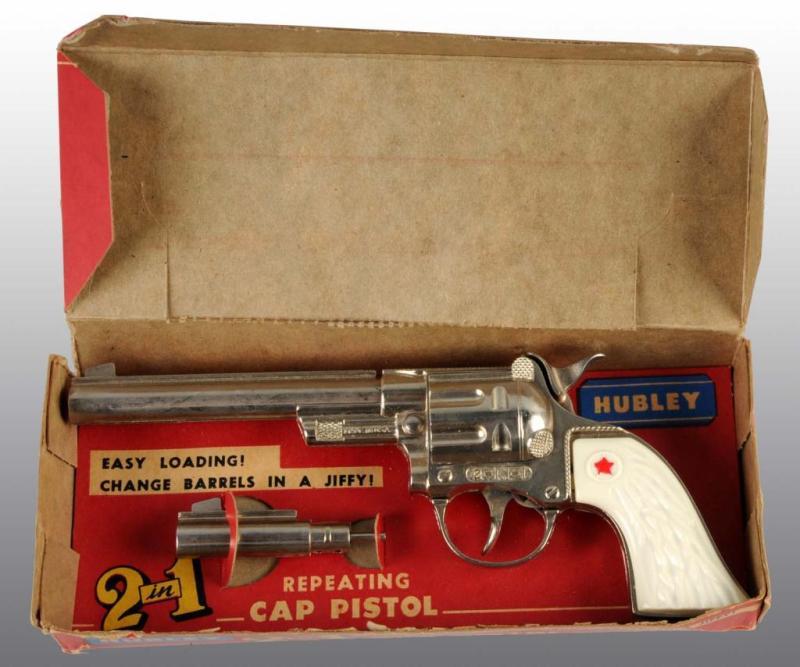 Appraisal: Hubley -in- Toy Cap Gun Description Includes original box Comes