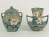 Appraisal: ROSEVILLE POTTERY LOT - Two pieces of Magnolia pattern to