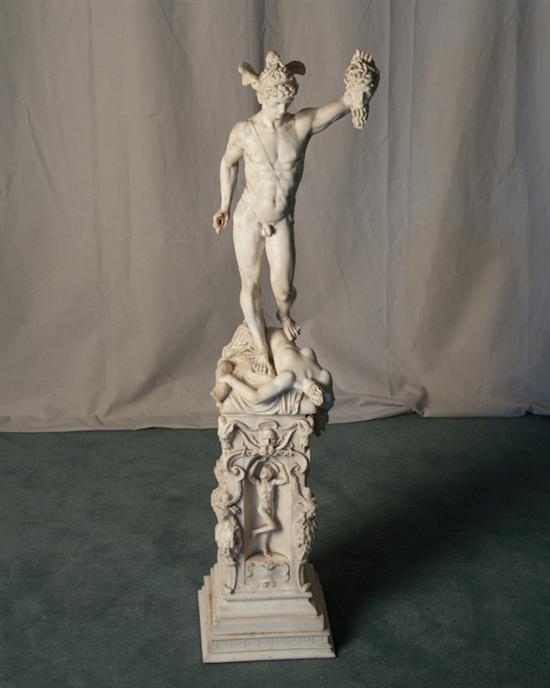 Appraisal: th C Italian Cast Composition Sculpture of Perseus and Medusa