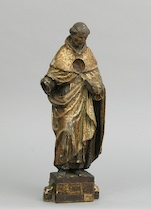 Appraisal: A Colonial Carved Santos of St Francis of Assisi ca