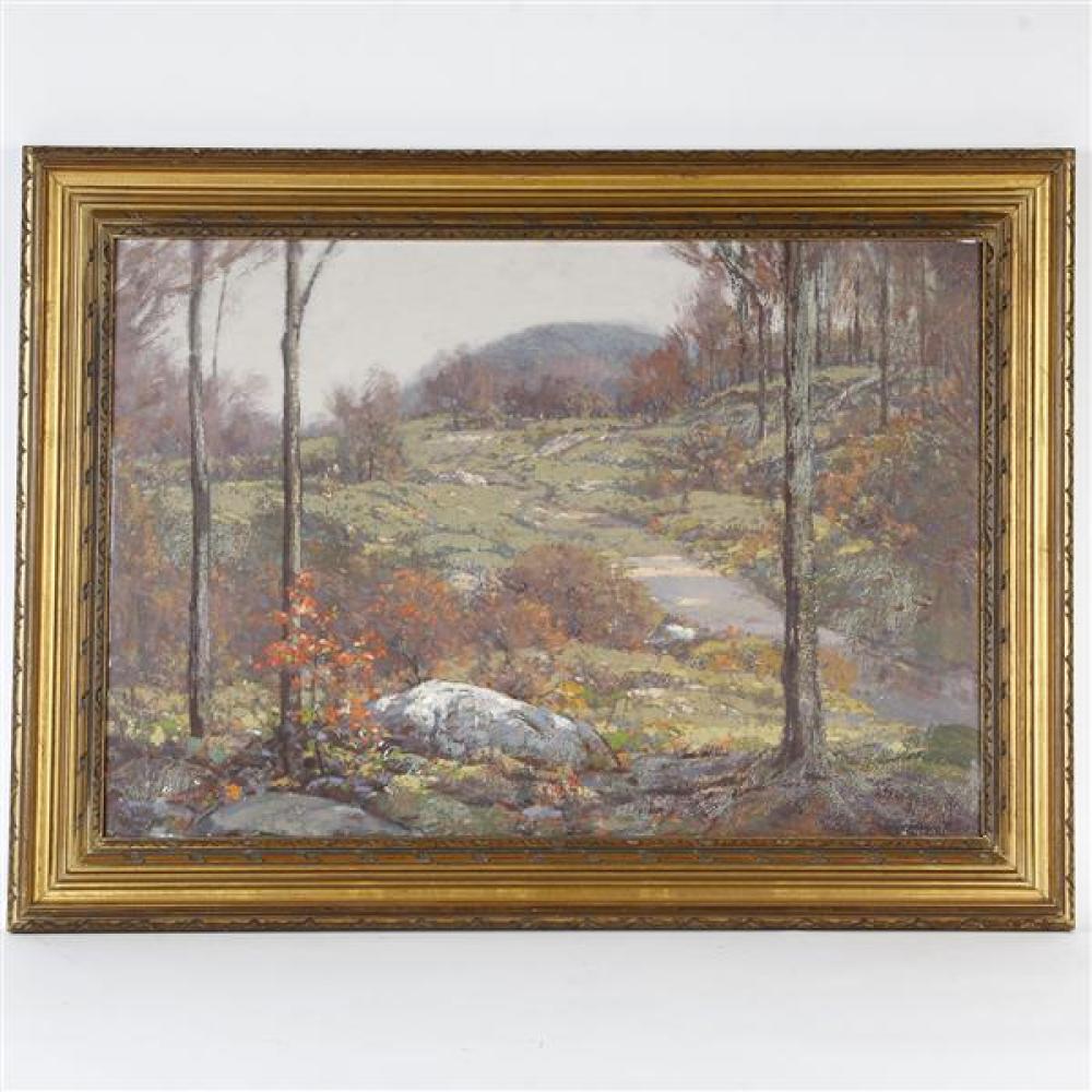 Appraisal: CLIFTON WHEELER INDIANA - BROWN COUNTY LANDSCAPE OIL ON BOARD