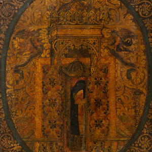 Appraisal: A Greek Icon of Patron Saint TH CENTURY Height x