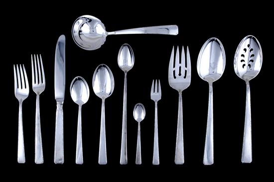 Appraisal: Towle sterling flatware service Old Lace pattern consisting of hollow-handle