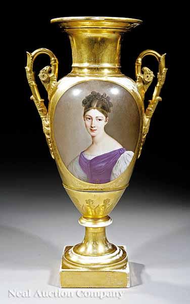 Appraisal: A Very Fine and Large Paris Porcelain Polychrome and Gilt