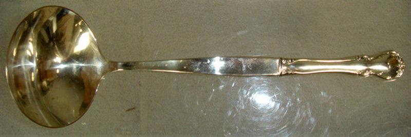 Appraisal: Towle French Provincial sterling silver punch ladle weighted handle sterling