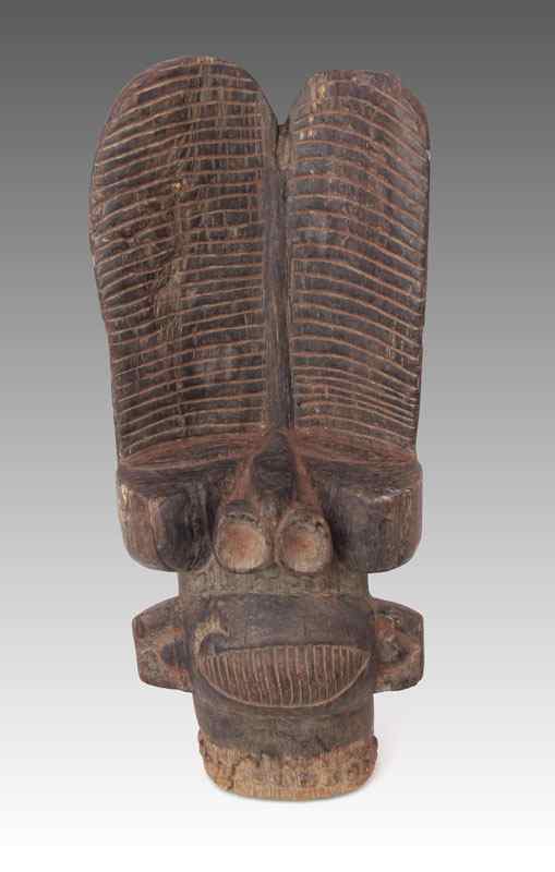 Appraisal: AFRICAN CAMROON BAMILEKE BATCHUM MASK '' x '' x ''CONDITION