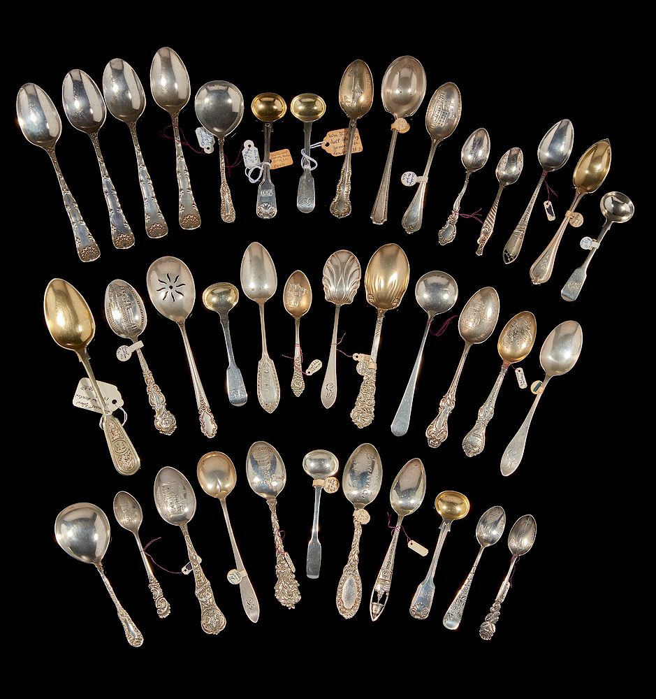 Appraisal: Assorted Sterling Silver Spoons Lot of an assortment of sterling