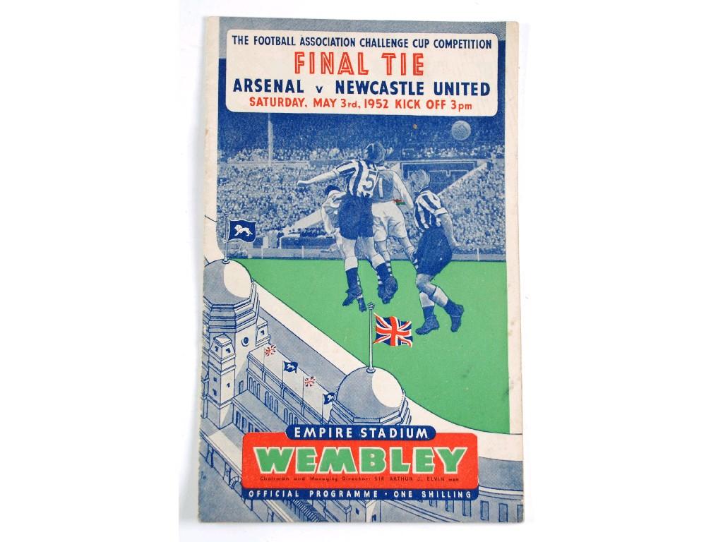 Appraisal: ARSENAL v NEWCASTLE UNITED Final at Wembley EST -