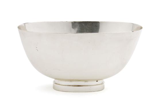 Appraisal: A Swedish Sterling Silver Bowl Width inches