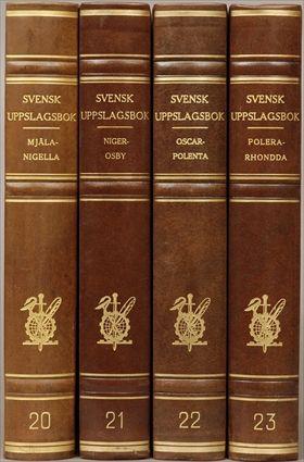 Appraisal: Assorted Leather and Cloth Bindings Including eight volumes of Svensk