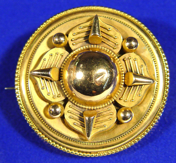 Appraisal: Victorian gold brooch