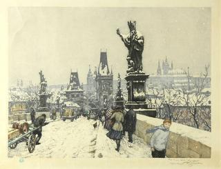 Appraisal: Print by T Frantisek Simon T Frantisek Simon Czech -