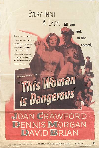 Appraisal: Possessed and This Woman is Dangerous Warner Bros one-sheet condition