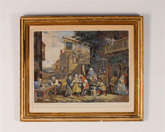 Appraisal: William Hogarth - England Canvassing for Votes Plate II a