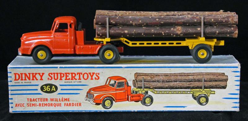 Appraisal: Dinky SuperToys Tractor Will me Log Truck No A in