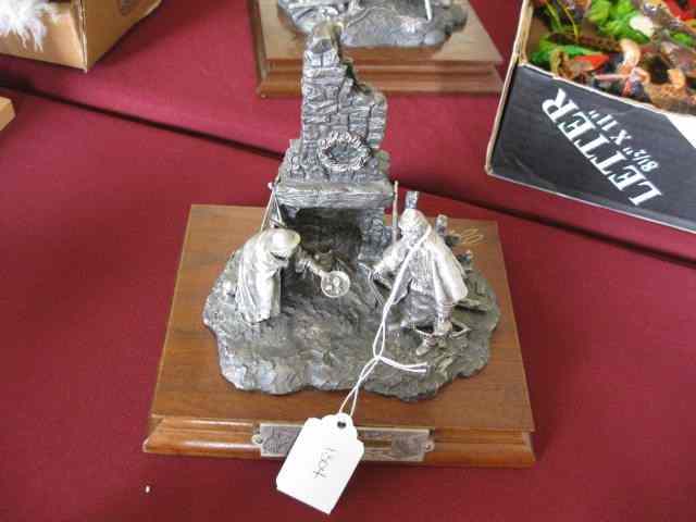 Appraisal: Chilmark Civil War Pewter Figurine''Merry Christmas Yank