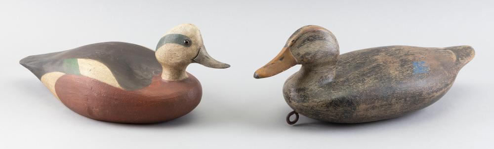 Appraisal: TWO DECOYS TH CENTURY LENGTHS AND TWO DECOYS th Century