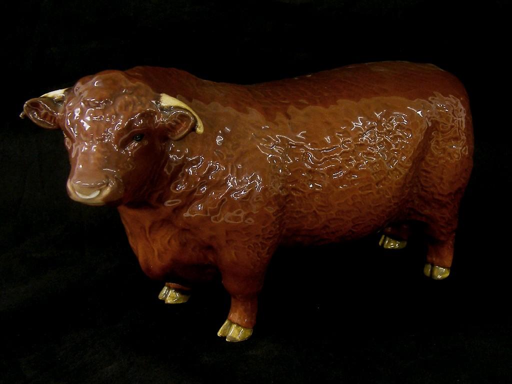 Appraisal: Beswick Hereford bull brown gloss high