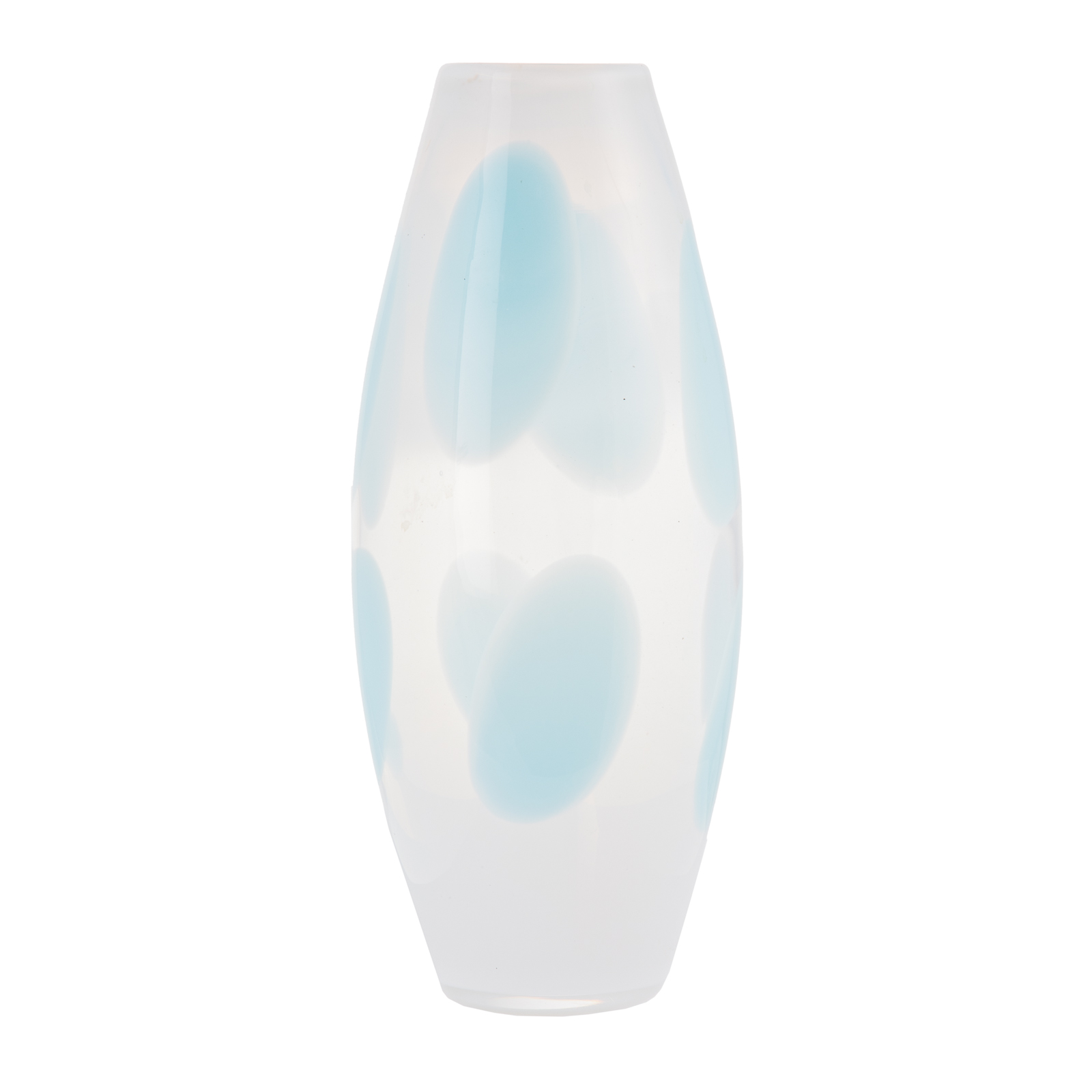 Appraisal: JEFF ZIMMERMAN FOR TIFFANY CASED GLASS VASE American b Cased