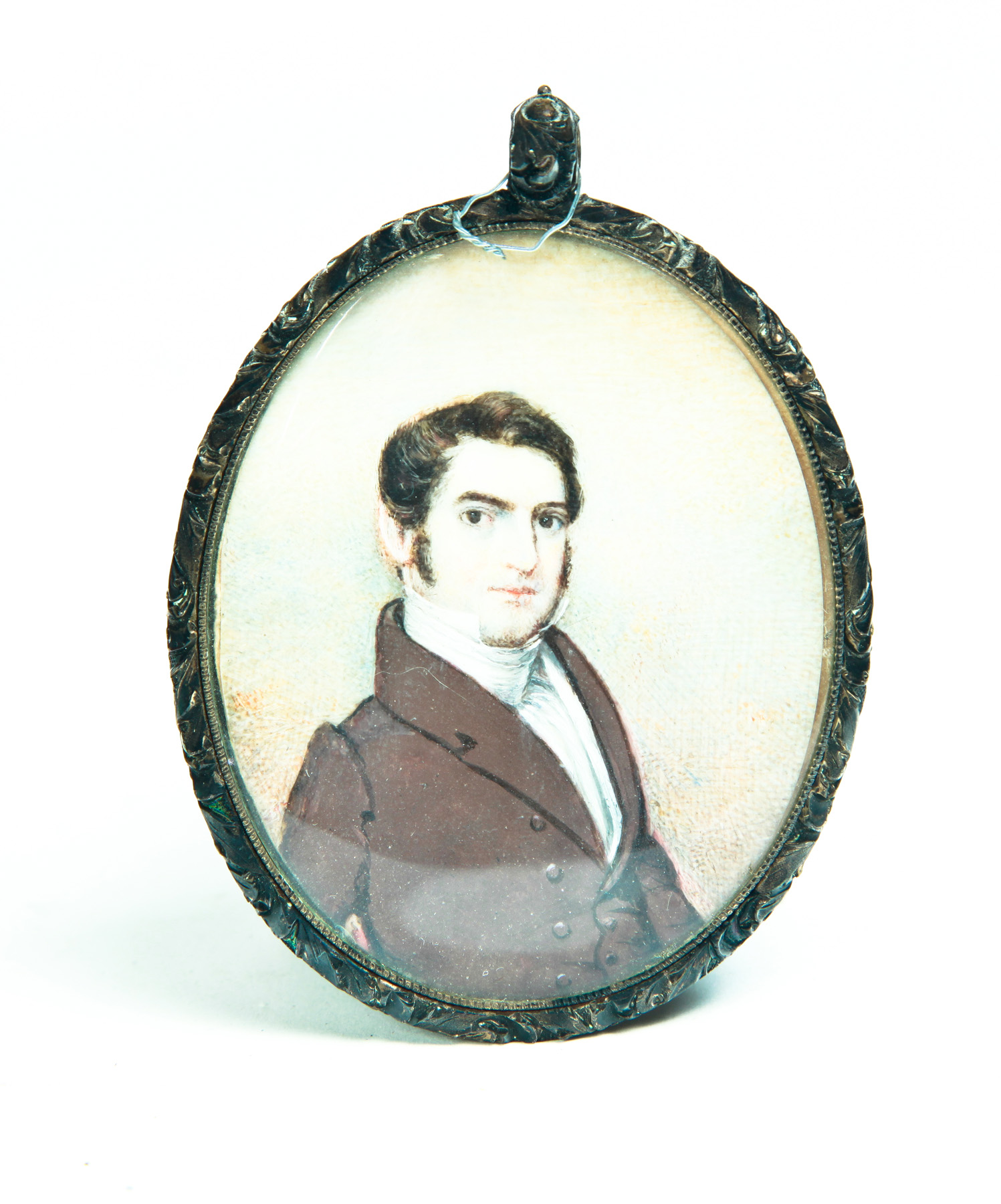 Appraisal: MINIATURE PORTRAIT BY EDWIN WEYBURN GOODWIN NEW YORK - Young