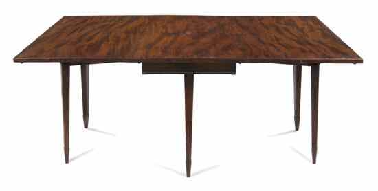 Appraisal: An English Mahogany Drop-Leaf Dining Table having a rectangular top