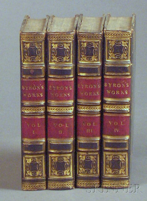 Appraisal: Decorative Bindings Byron Lord George Gordon Noel - The Works