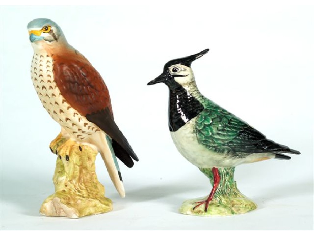 Appraisal: BESWICK MODEL OF A LAPWING designed by Albert Hallam gloss