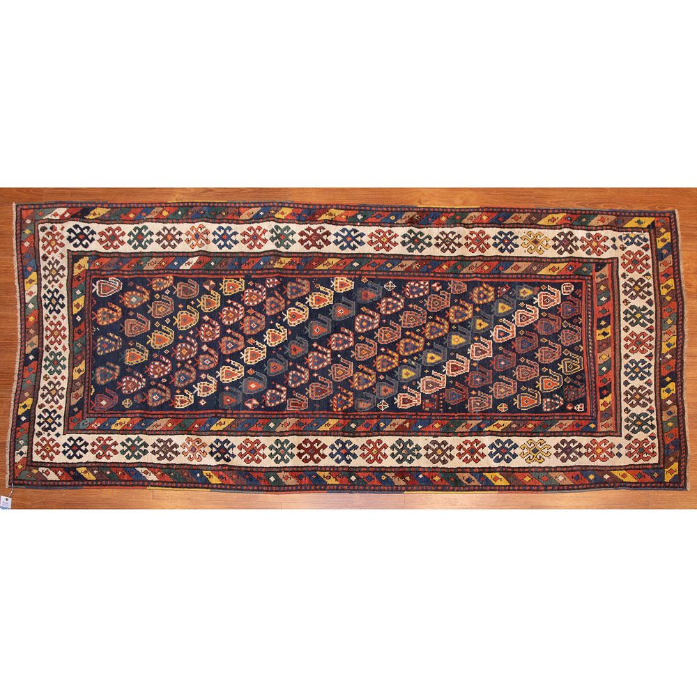 Appraisal: Antique Kazak Rug Persia x First quarter- th century hand-knotted