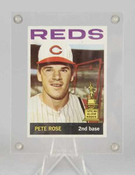 Appraisal: Topps Pete Rose Baseball Card Description Fresh and ungraded Nicely