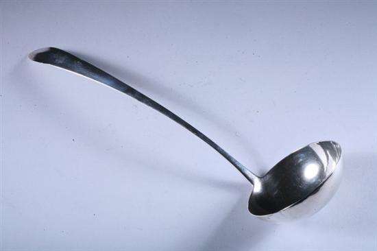 Appraisal: GEORGE III IRISH SILVER LADLE John Shilds Shields Shiels Dublin