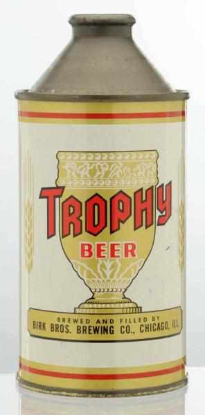 Appraisal: Trophy Beer HP Cone Top Beer Can - IRTP Very