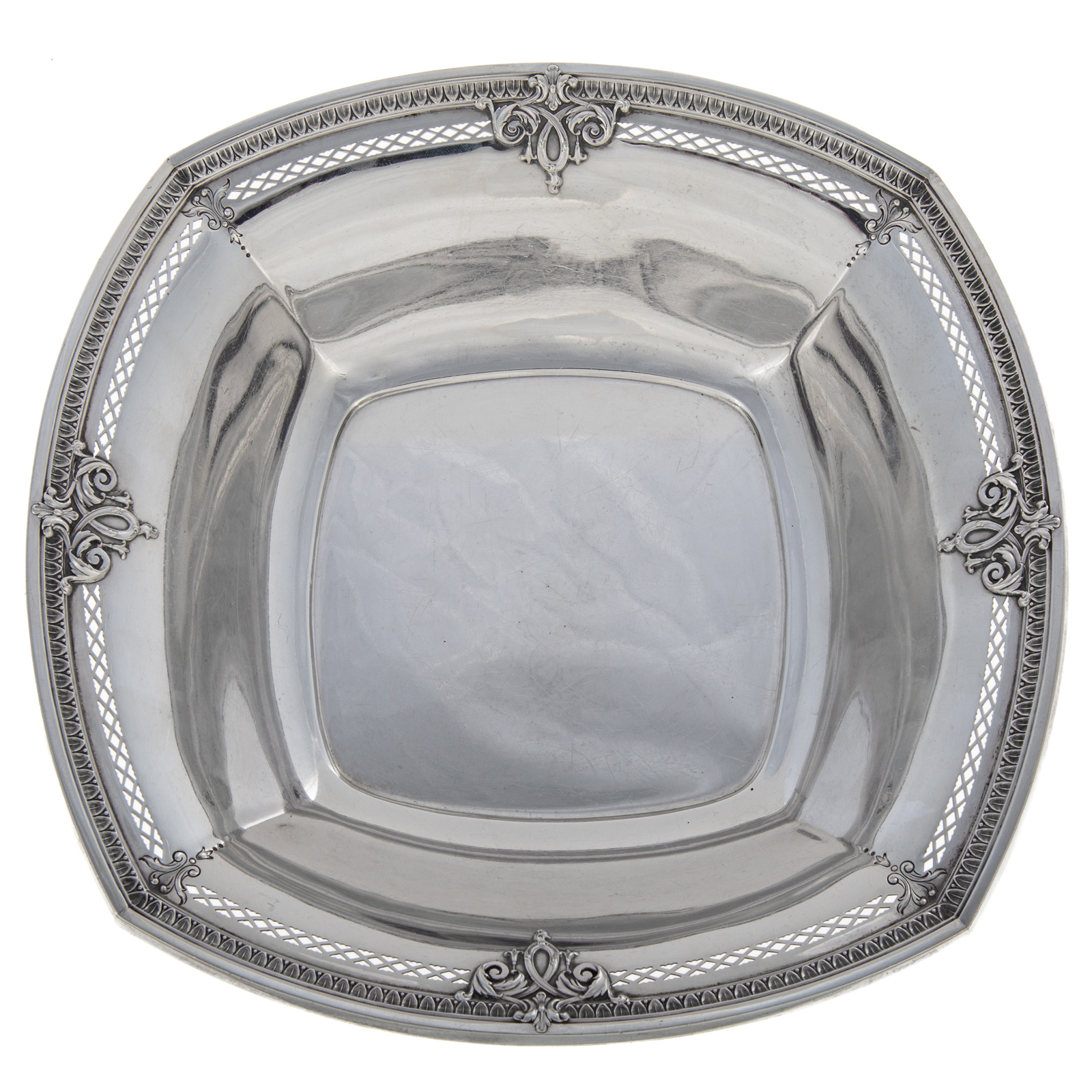 Appraisal: SIMPSON HALL MILLER CO STERLING DISH In the Trianon pattern