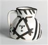 Appraisal: PABLO PICASSO Head Pitcher Glazed terre de fa ence pitcher