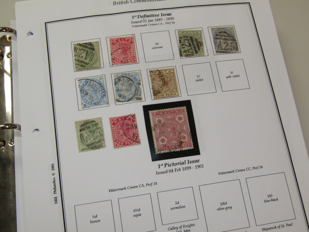 Appraisal: An album of British Common Wealth Maltese stamps to include