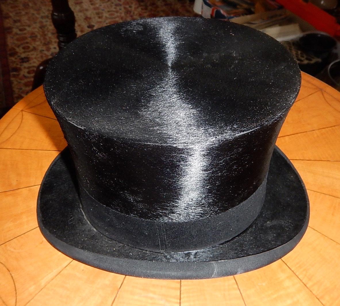 Appraisal: A Silk top hat by A Stagg Paris cm