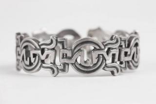 Appraisal: A silver bracelet Pedro Castillo Stamped for Pedro Castillo Hecho