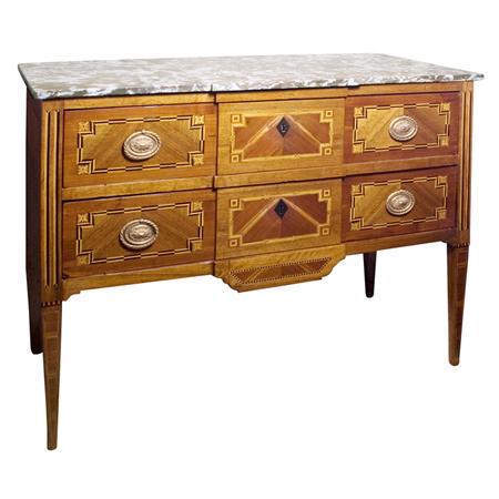 Appraisal: Northern Italian Neoclassical Walnut and Parquetry Commode Estimate -