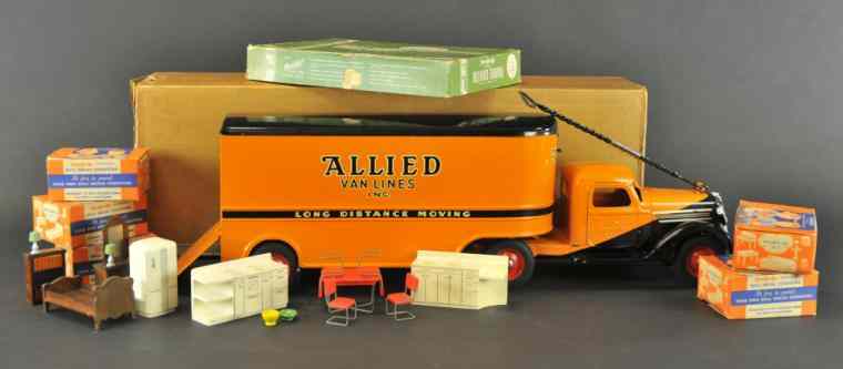 Appraisal: BUDDY 'L' ALLIED VAN LINES FURNITURE MOVING VAN '' l