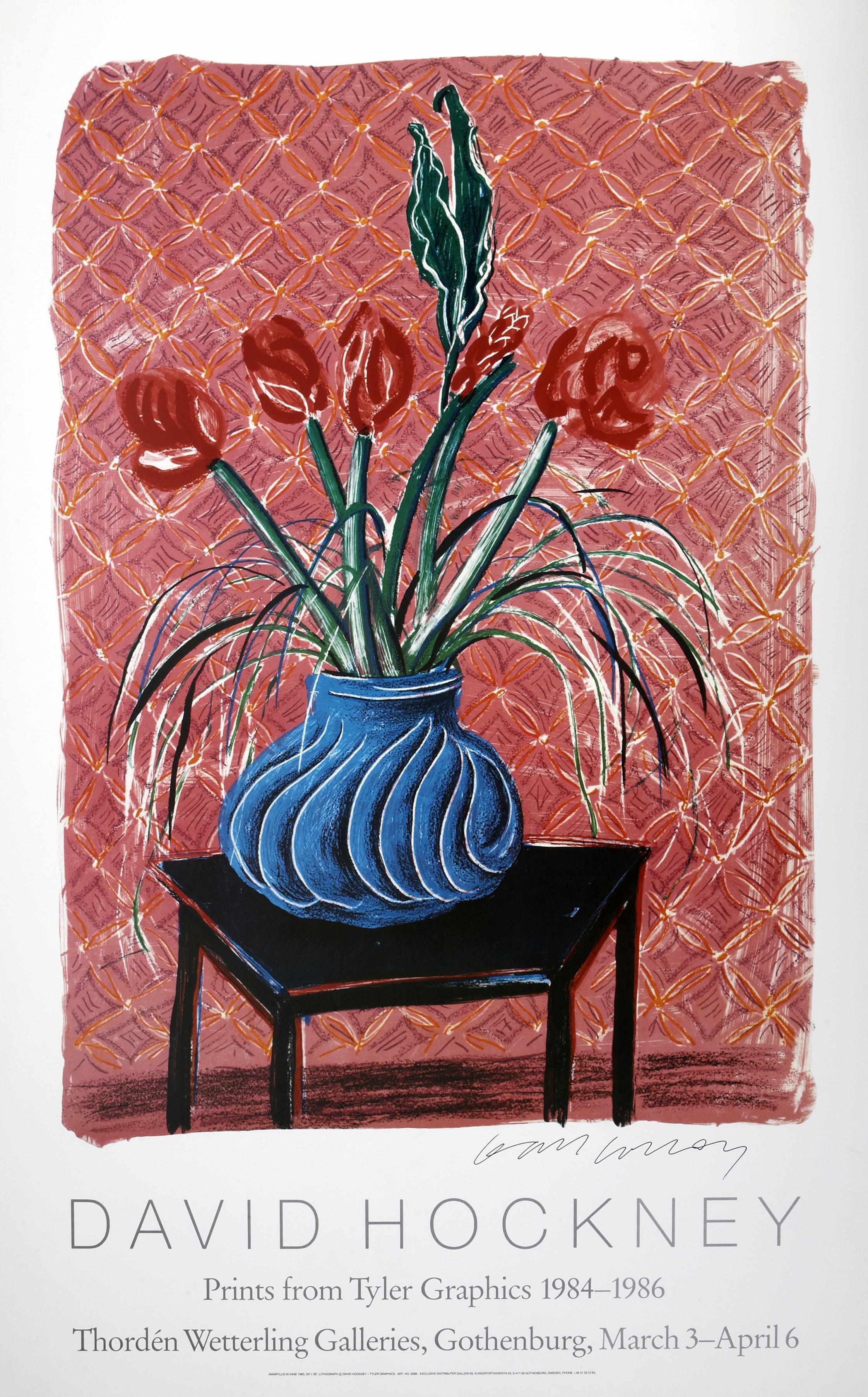 Appraisal: David Hockney British born Australian National Gallery Prints from Tyler