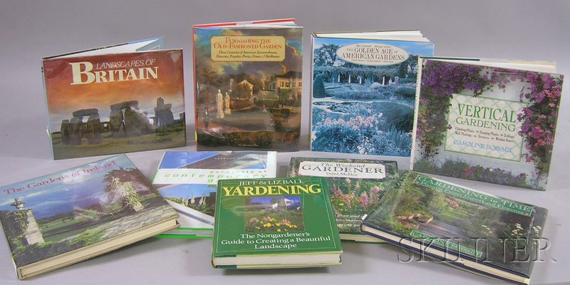 Appraisal: Nine Assorted Gardening and Landscape Architecture Related Books