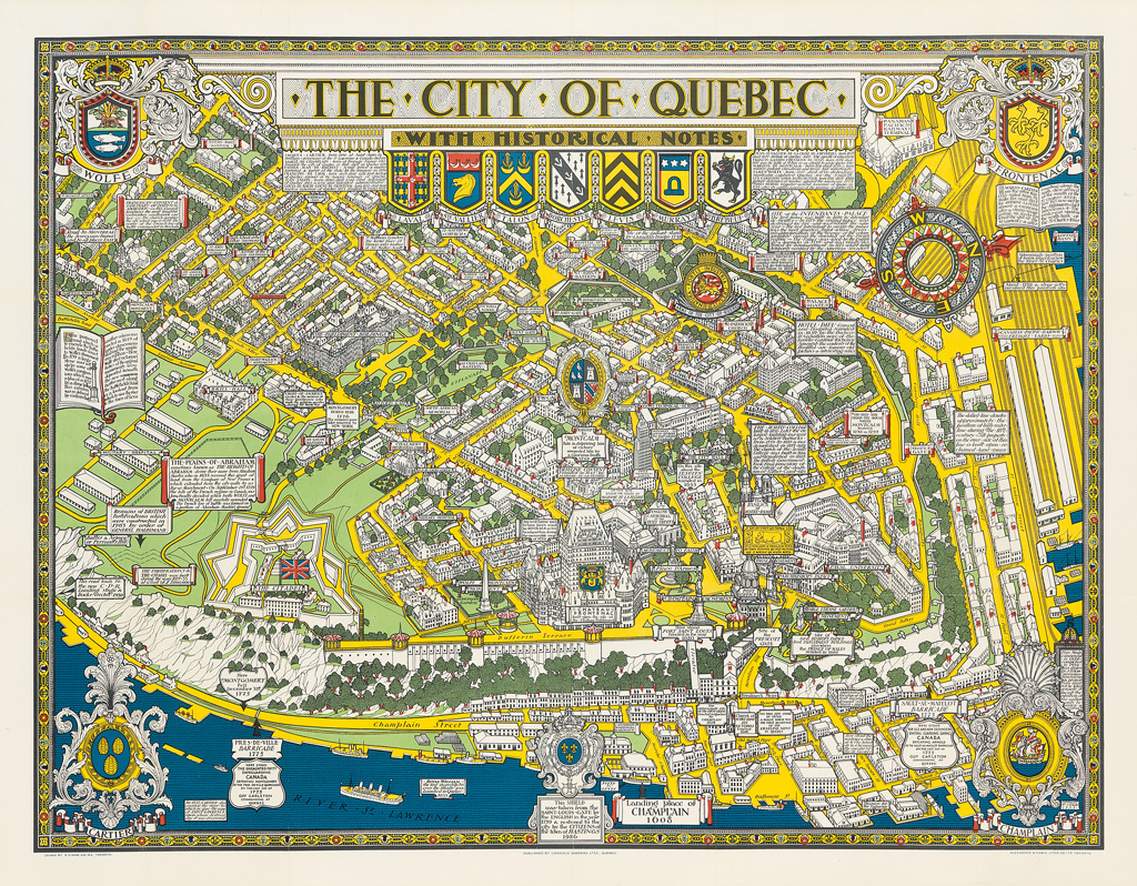 Appraisal: SAMUEL HERBERT MAW - THE CITY OF QUEBEC x inches