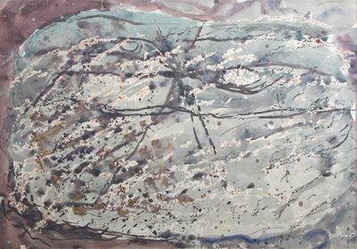 Appraisal: Alicia Boyle Irish - Lunar Stone Dunmanus Bay Signed with