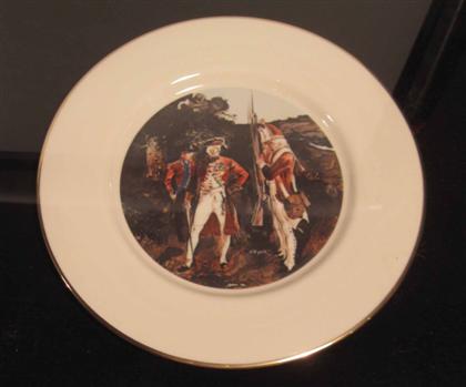 Appraisal: pieces Wyeth N C Wyeth Andrew illustrators Collectible porcelain plates