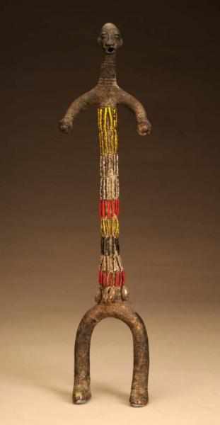 Appraisal: Central African Bamoun Shrine Piece Description From Cameroon Made of