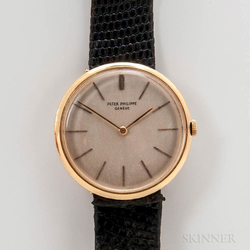 Appraisal: kt Gold Patek Philippe Calatrava Ultra-thin Wristwatch kt Gold Patek