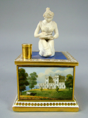 Appraisal: A Chamberlains Regent China Worcester named view 'Moxhull Hall -