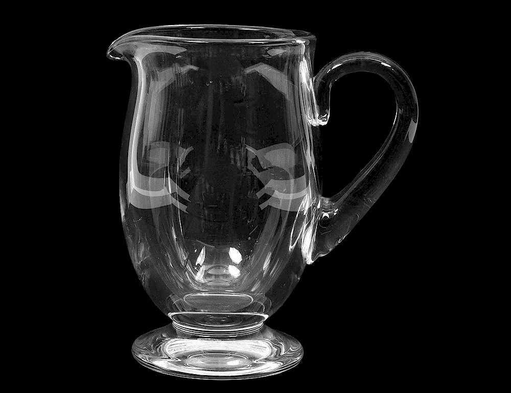 Appraisal: BACCARAT CRYSTAL PITCHER French Acid stamped Height