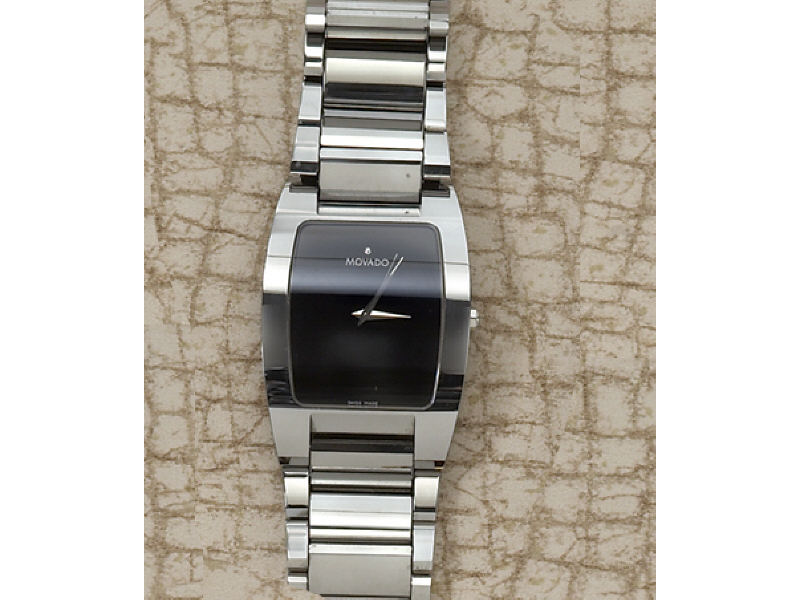 Appraisal: MOVADO WATCH Limited edition Wynton Marsalis tungsten carbide case with