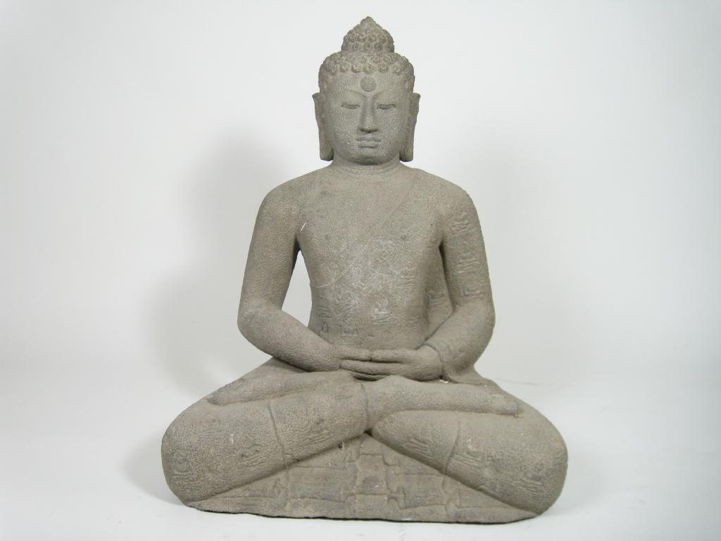 Appraisal: An Indonesian Volcanic Hindu Goddess in meditation in Provenance From