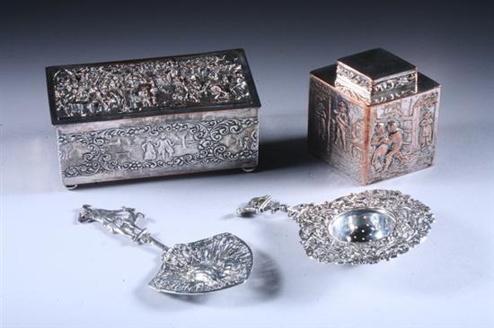 Appraisal: COLLECTION SHEFFIELD PLATE AND STERLING SILVER Including a Sheffield plate